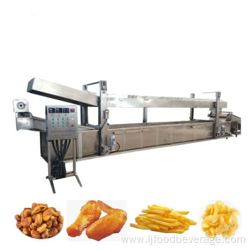 Mesh Belt Type Puffed Food Frying Machine